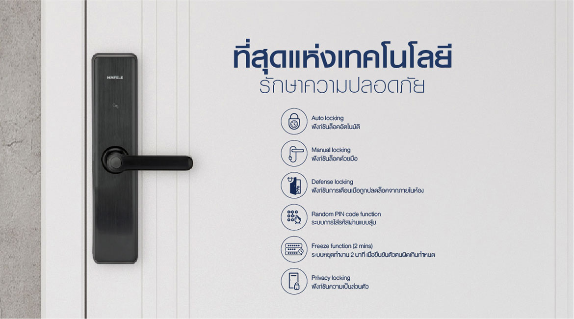 Digital Door Lock DL7600 อิสรภาพใหม่แห่งการปลดล็อก