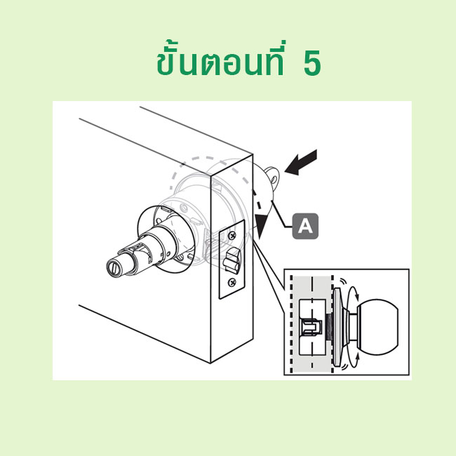 7 ขั้นตอน เทคนิคติดตั้งลูกบิดประตูแบบง่ายๆ