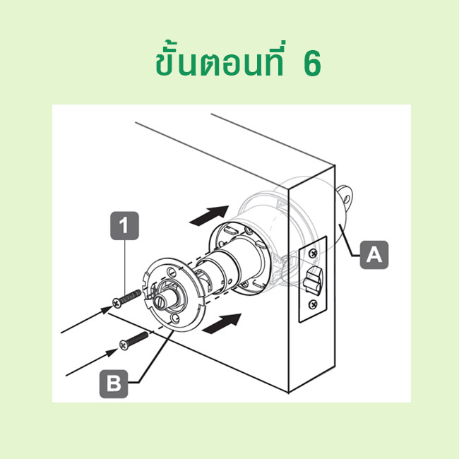 7 ขั้นตอน เทคนิคติดตั้งลูกบิดประตูแบบง่ายๆ