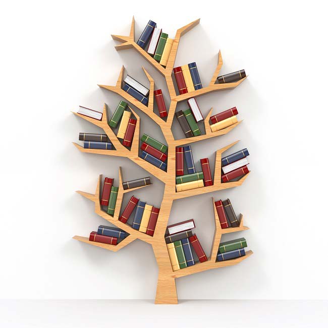 ไอเดียชั้นวางหนังสือ เอาใจสายอ่าน