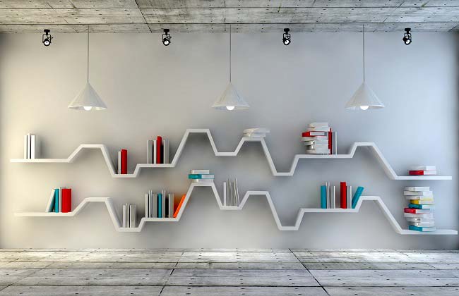 ไอเดียชั้นวางหนังสือ เอาใจสายอ่าน